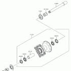 KX250 (KX252AKF) Переднее колесо