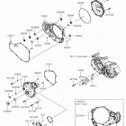 KX450 (KX450JKF) Крышки двигателя