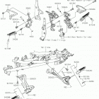 Ninja 400 (EX400GKFA) Подножки