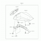Ninja ZX-10R (ZX1002EKFA) Accessory(single seat cover)