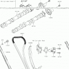Ninja ZX-10R (ZX1002FKFA) Распредвал(ы)  /  натяжитель