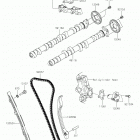 Ninja ZX-14R (ZX1400JKF) Распредвал(ы)  /  натяжитель