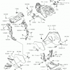 Ninja ZX-14R (ZX1400JKF) Обтекатель нижний