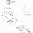 Ninja ZX-14R (ZX1400JKF) Лейбл предостережения