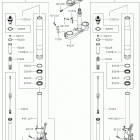 Ninja ZX-14R (ZX1400JKF) Передняя вилка