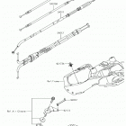 Ninja ZX-6R (ZX636GKF) Тросы управления