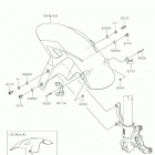 Ninja ZX-6R (ZX636GKFA) Крыло переднее
