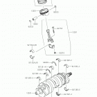 Ninja ZX-6R (ZX636HKFA) Crankshaft  /  piston(s)