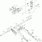 Z125 PRO (BR125JKF) Swingarm  /  shock absorber