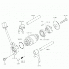 Z125 PRO (BR125JKFA) Шестерни   /  вилки переключения