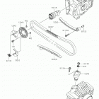 Z125 PRO (BR125JKFA) Распредвал(ы)  /  натяжитель