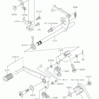 Z125 PRO (BR125JKFA) Механизм переключения передач