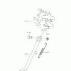 Z125 PRO (BR125JKFA) Подножка