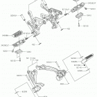 Z900 (ZR900BKF) Подножки
