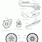 Z900RS CAFE (ZR900EKF) Decals(blue)(ekf)(cn)