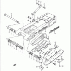 LT500R Quad Racer 1987-1990 Rear swinging arm (model j / k / l)