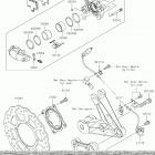 CONCOURS 14 ABS (ZG1400EJF) Задний тормоз