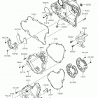 KLR650 (KL650EJFA) Крышки двигателя