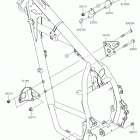KLR650 (KL650EJFA) Крепление двигателя