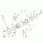 KLX110L (KLX110DJF) Шестерни   /  вилки переключения