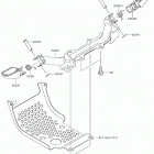 KLX110L (KLX110DJF) Подножки