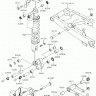 KLX140G (KLX140CJF) Подвеска  /  амортизатор