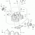 KLX140L ГОЛОВКА ЦИЛИНДРА