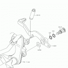 KLX140L (KLX140BJF) Педаль тормоза