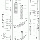 KLX140L (KLX140BJF) Передняя вилка