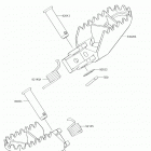 KX100 (KX100FJF) Подножки