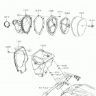 KX250F (KX252AJF) Воздушный фильтр