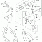 KX250F (KX252AJF) Задний тормоз