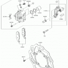 KX250F (KX252AJF) Передний тормоз
