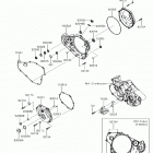 KX450F (KX450HJF) Крышки двигателя