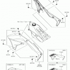 KX450F (KX450HJF) Engine shrouds