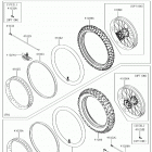 KX450F (KX450HJF) Wheels  /  tires