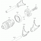 KX85 (KX85CJF) Шестерни   /  вилки переключения