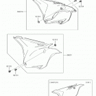 KX85 (KX85CJF) Боковые обтекатели