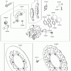 KX85 (KX85CJF) Передний тормоз