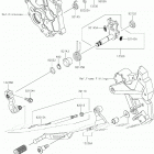Ninja 650 (EX650JJF) Механизм переключения передач