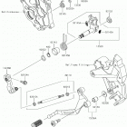 Ninja 650 (EX650KJFA) Механизм переключения передач