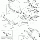 Ninja 650 (EX650KJFA) Боковые крышки  /  крышка цепи