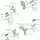 Ninja H2 SX (ZX1002BJF) Подножки
