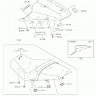 Ninja ZX-14R (ZX1400JJF) Сиденье