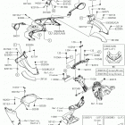 Ninja ZX-14R ABS Обтекатель (верхний)