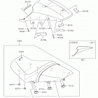 Ninja ZX-14R ABS (ZX1400JJF) Сиденье
