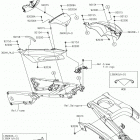Ninja ZX-14R ABS (ZX1400JJF) Боковые крышки  /  крышка цепи