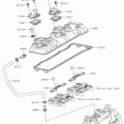 Ninja ZX-6R (ZX636EJFA) Крышка головки цилиндров