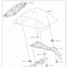 Ninja ZX-6R (ZX636FJF) Accessory(single seat cover)