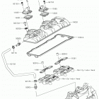 Ninja ZX-6R (ZX636FJF) Крышка головки цилиндров